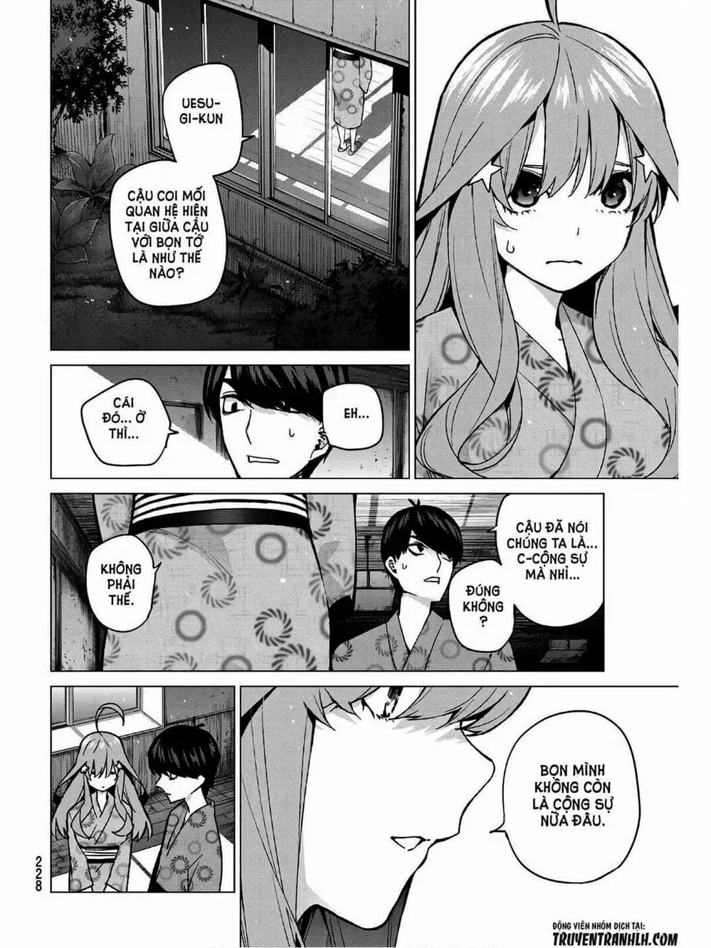 Truyện Tranh Nhà Có 5 Nàng Dâu - Gotoubun No Hanayome trang 6