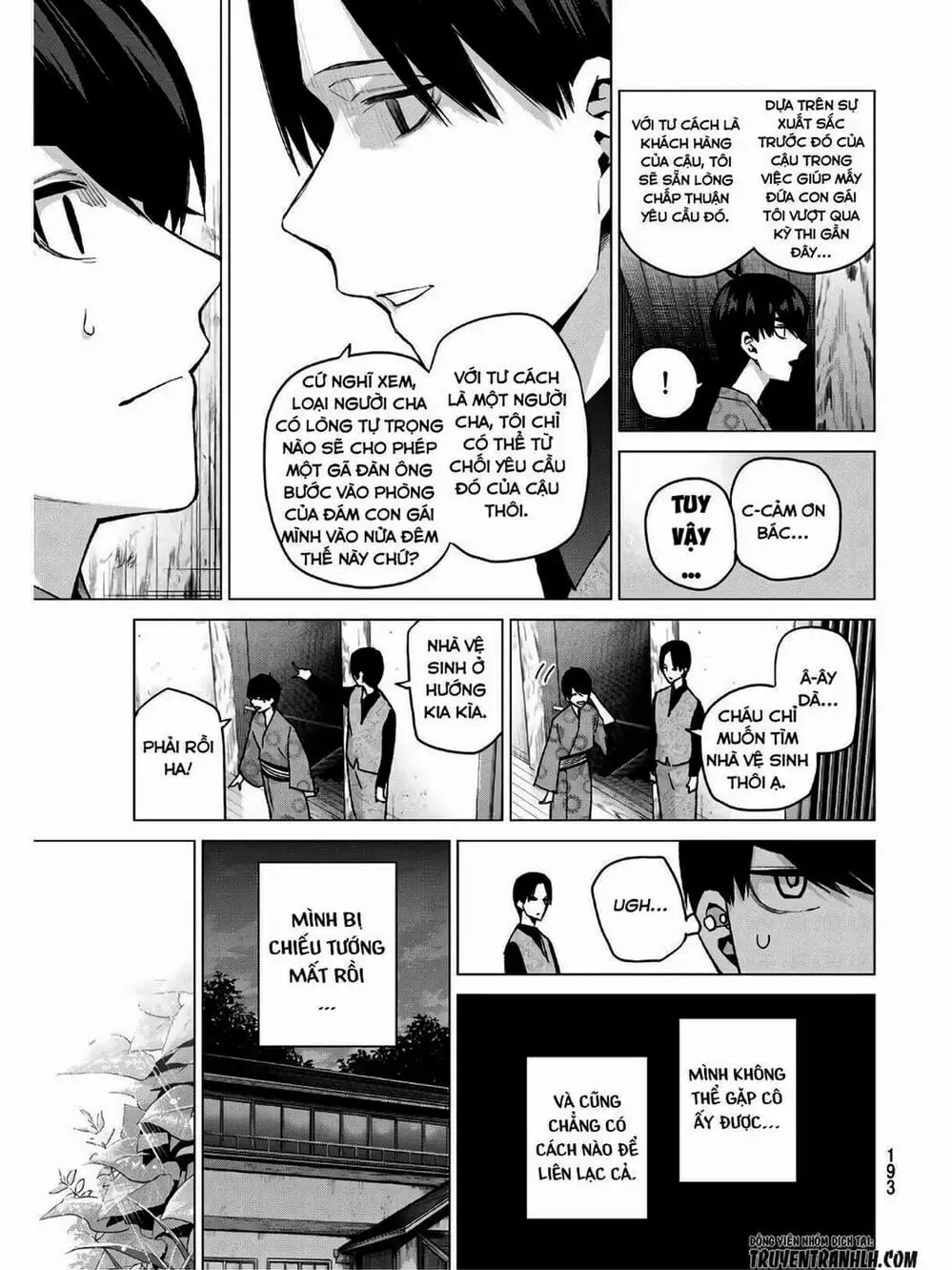 Truyện Tranh Nhà Có 5 Nàng Dâu - Gotoubun No Hanayome trang 6