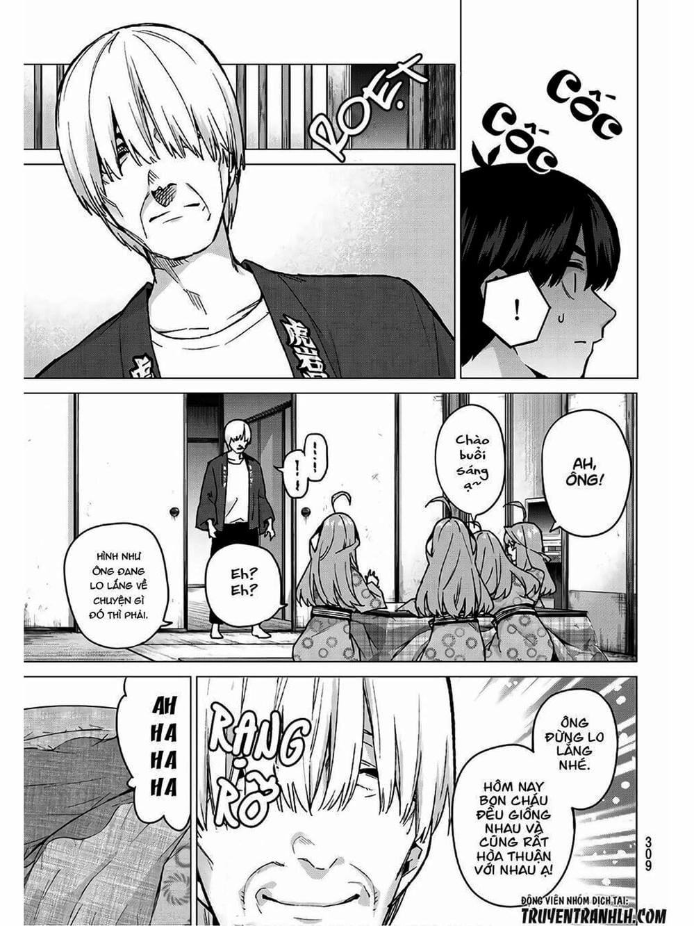 Truyện Tranh Nhà Có 5 Nàng Dâu - Gotoubun No Hanayome trang 6