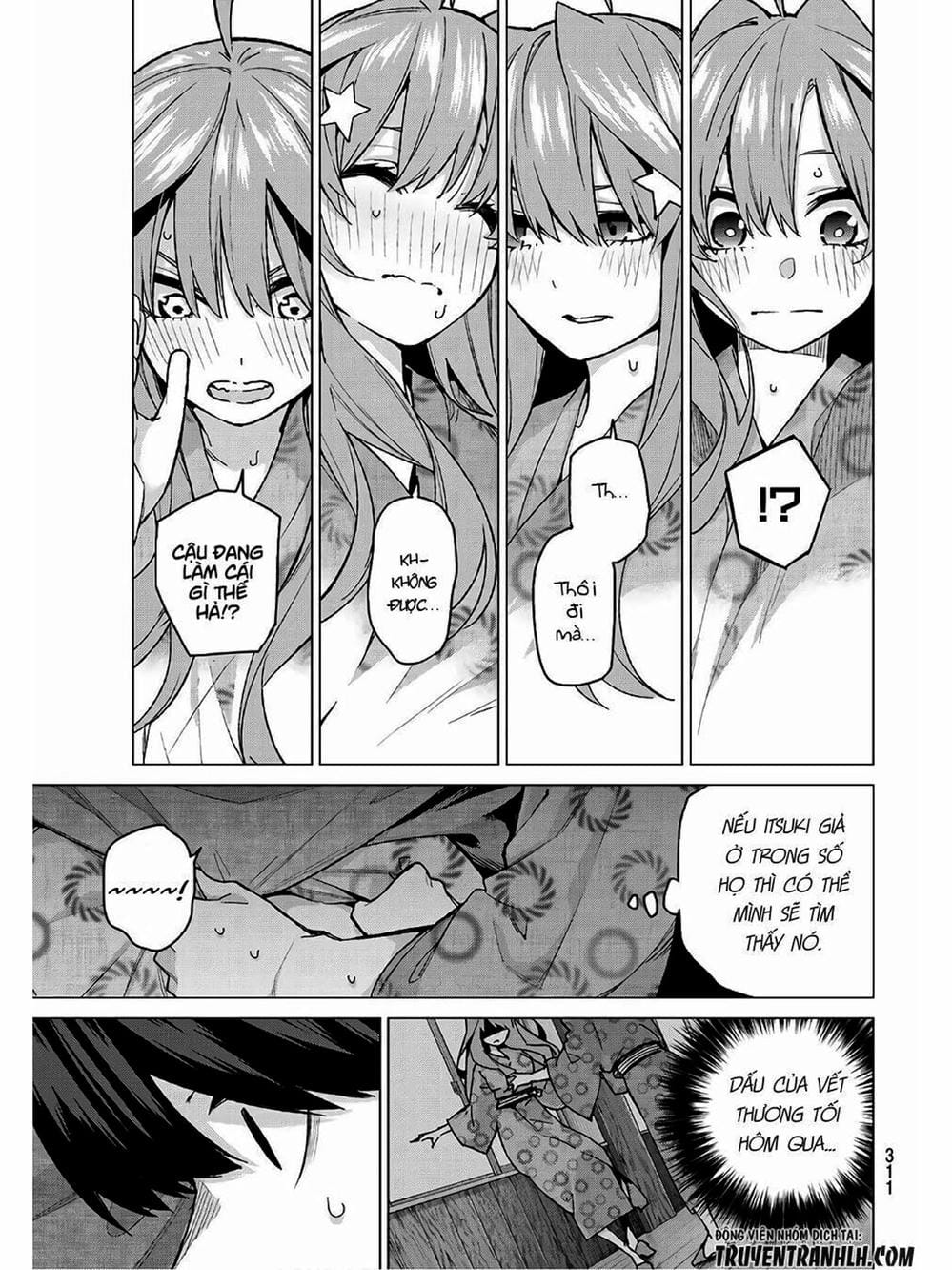 Truyện Tranh Nhà Có 5 Nàng Dâu - Gotoubun No Hanayome trang 6