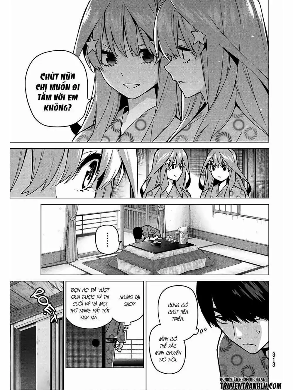 Truyện Tranh Nhà Có 5 Nàng Dâu - Gotoubun No Hanayome trang 6