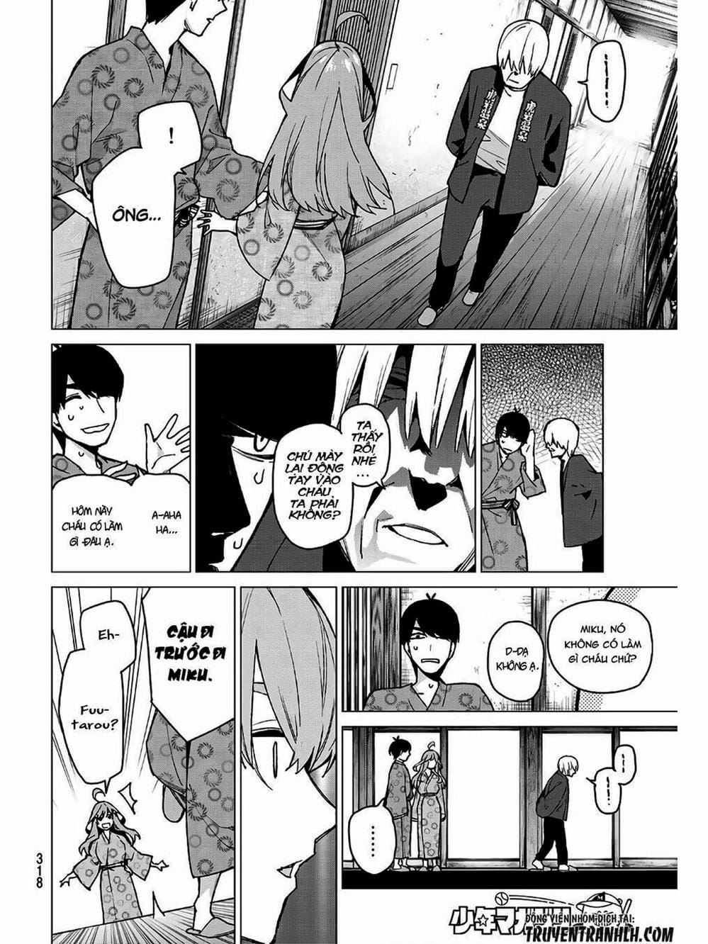 Truyện Tranh Nhà Có 5 Nàng Dâu - Gotoubun No Hanayome trang 6