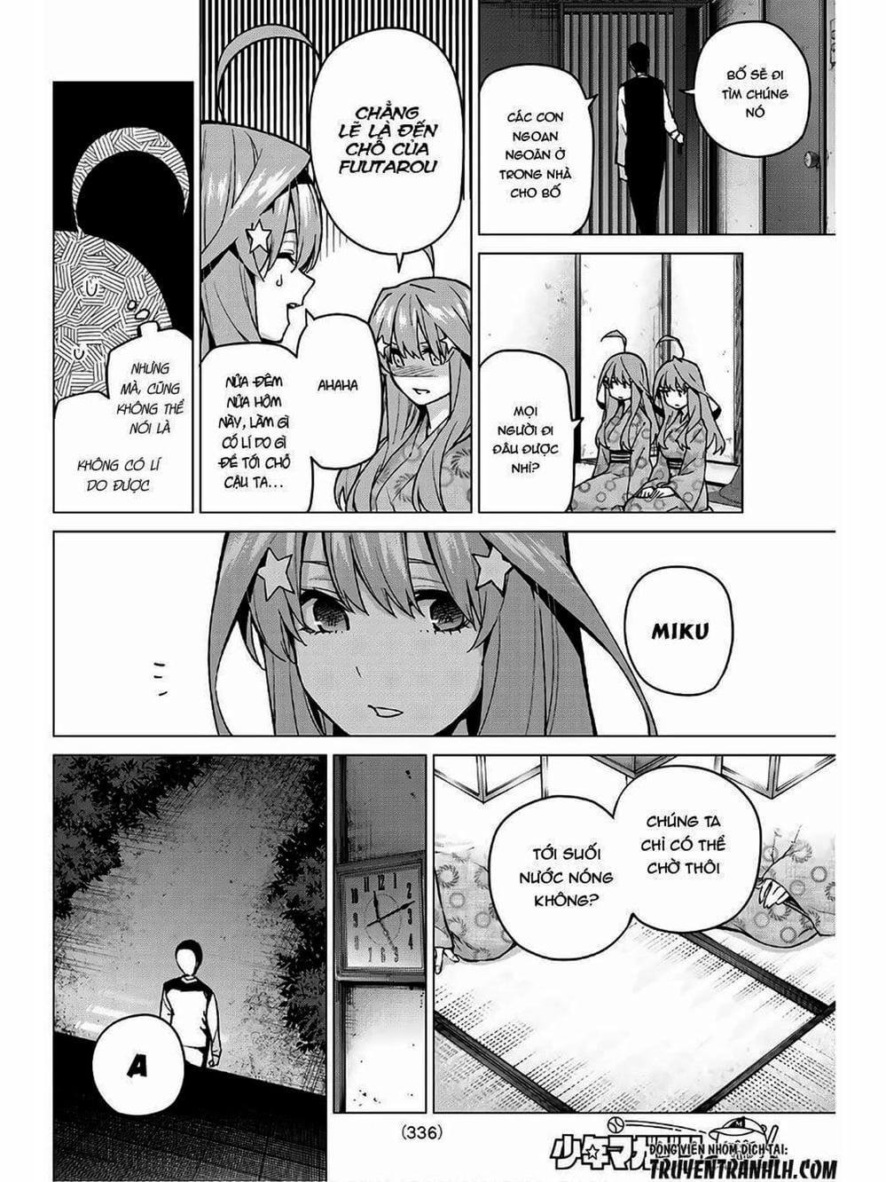 Truyện Tranh Nhà Có 5 Nàng Dâu - Gotoubun No Hanayome trang 6