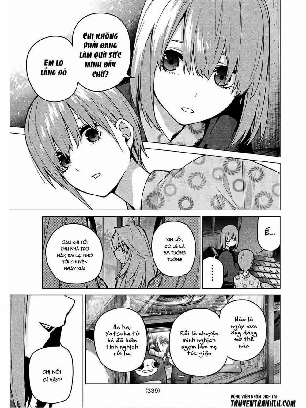 Truyện Tranh Nhà Có 5 Nàng Dâu - Gotoubun No Hanayome trang 6