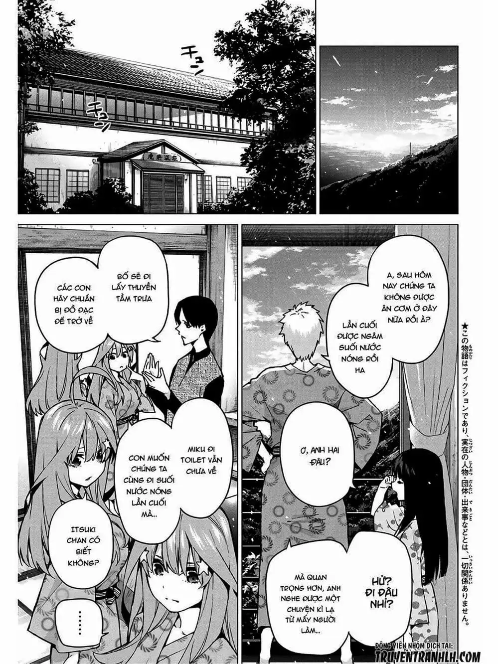 Truyện Tranh Nhà Có 5 Nàng Dâu - Gotoubun No Hanayome trang 6