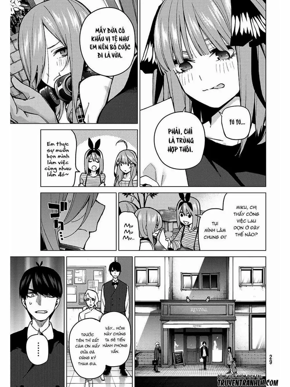 Truyện Tranh Nhà Có 5 Nàng Dâu - Gotoubun No Hanayome trang 6