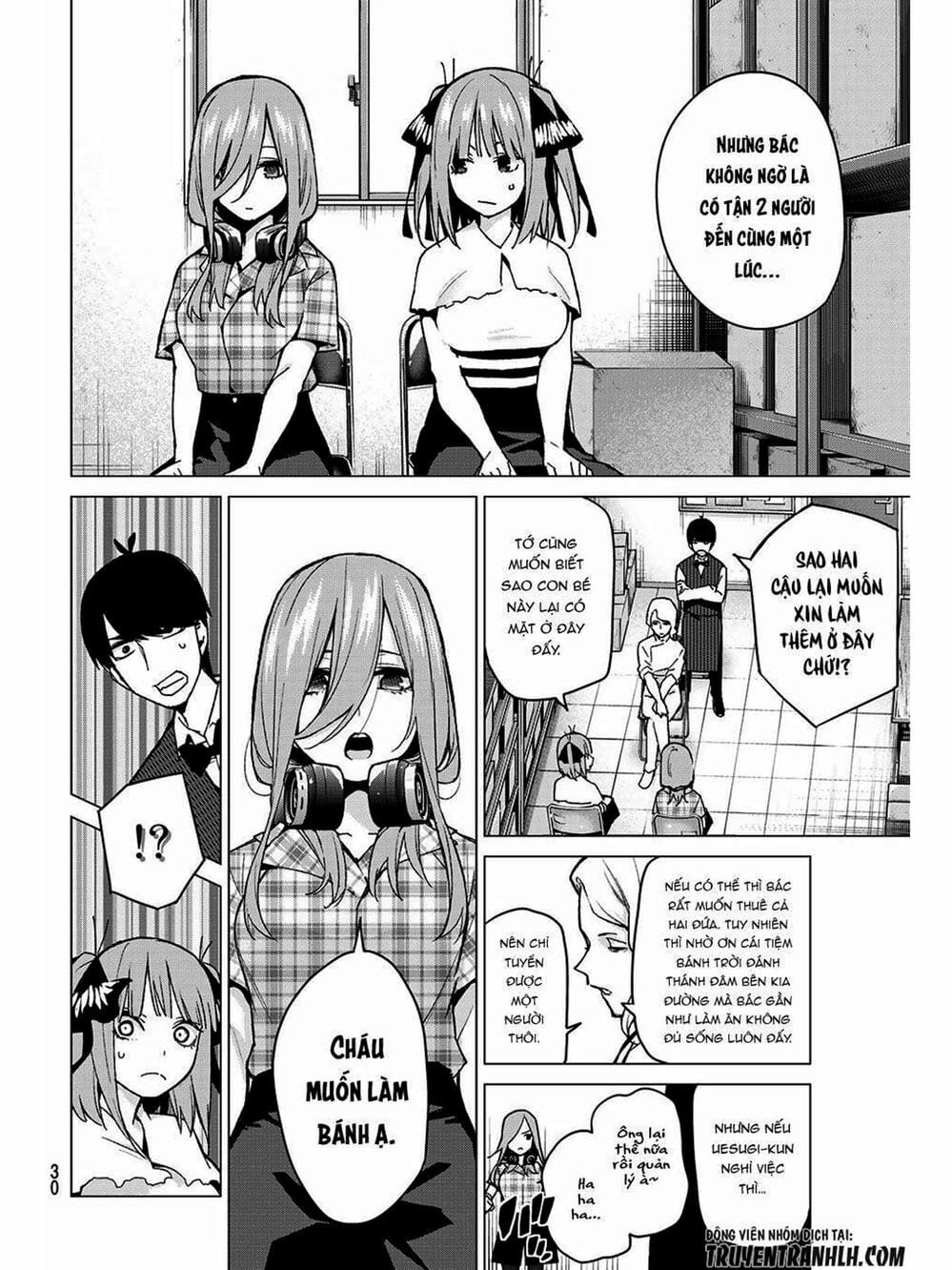Truyện Tranh Nhà Có 5 Nàng Dâu - Gotoubun No Hanayome trang 6