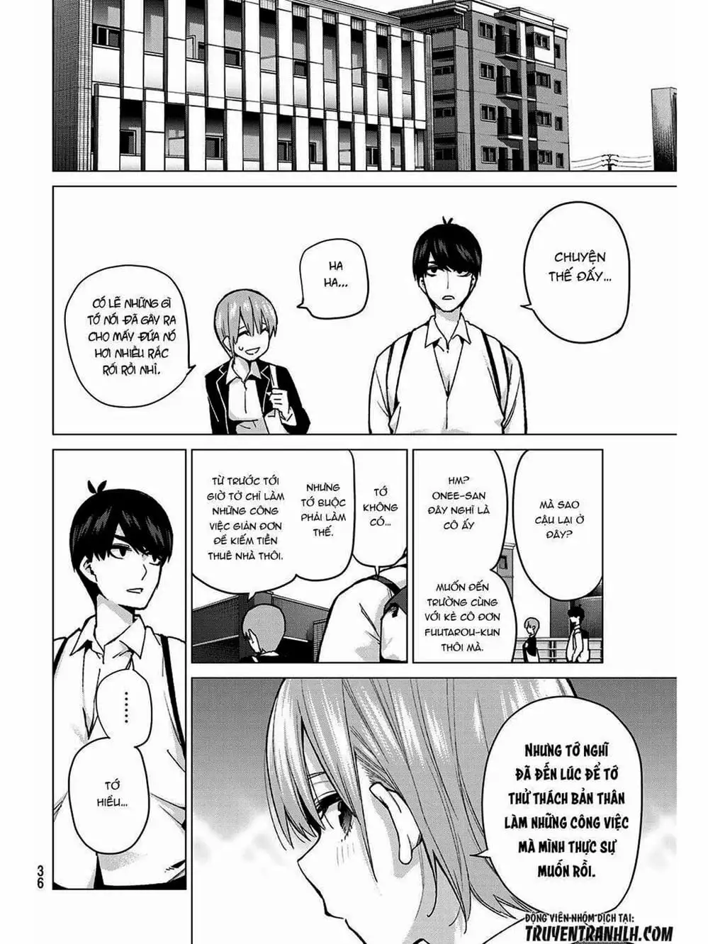 Truyện Tranh Nhà Có 5 Nàng Dâu - Gotoubun No Hanayome trang 6