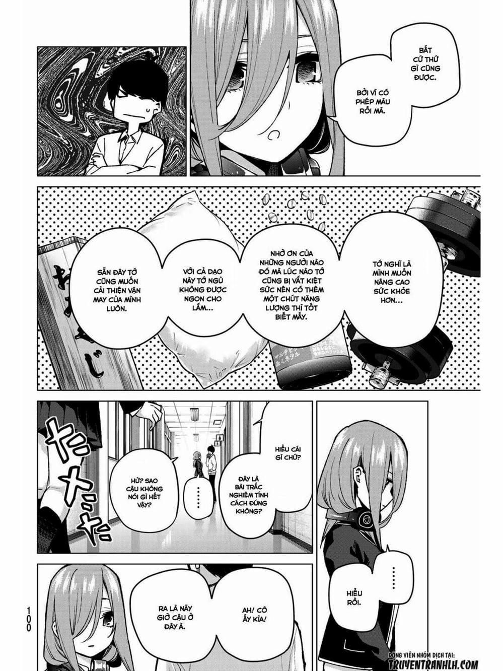 Truyện Tranh Nhà Có 5 Nàng Dâu - Gotoubun No Hanayome trang 6