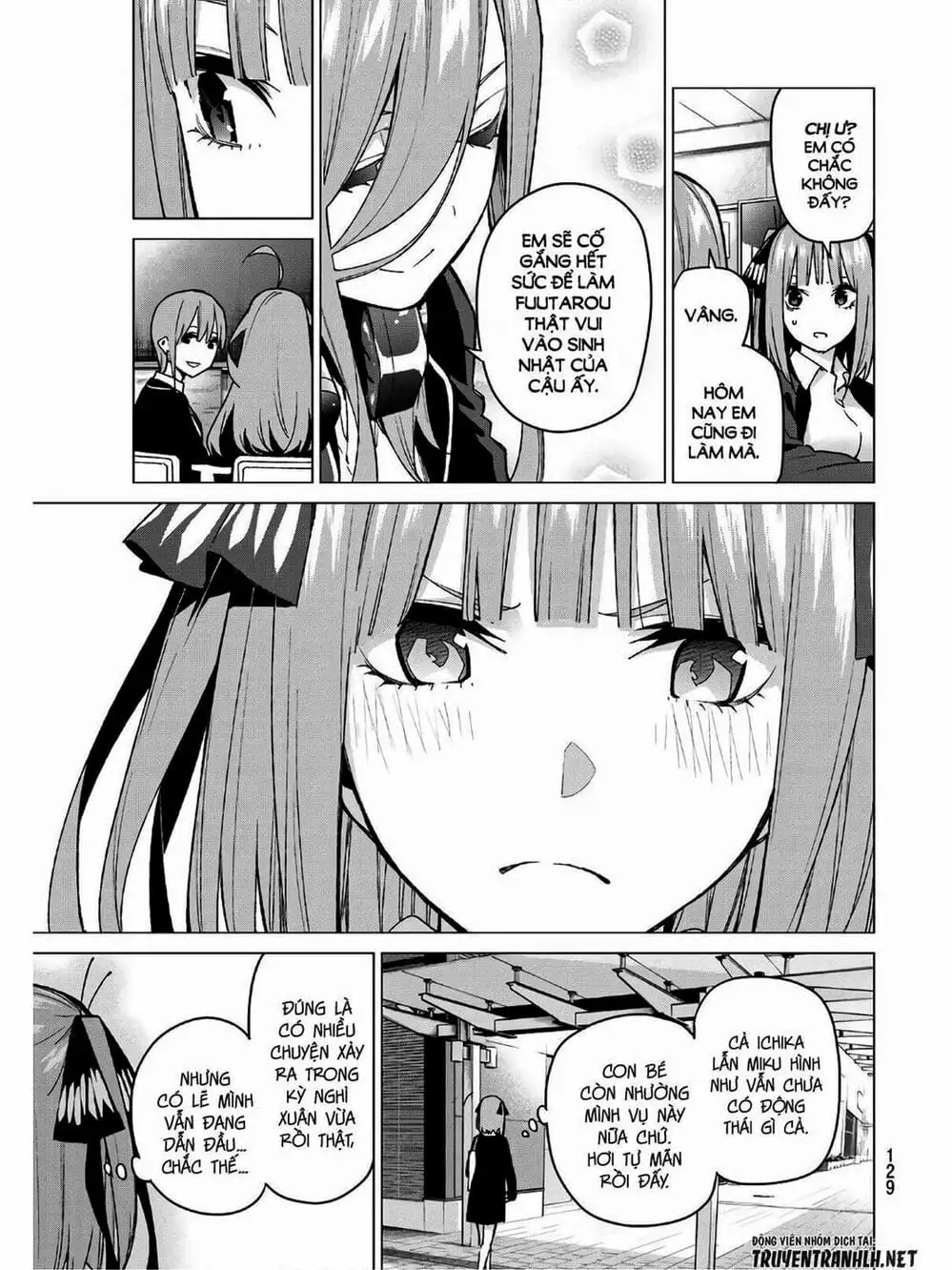 Truyện Tranh Nhà Có 5 Nàng Dâu - Gotoubun No Hanayome trang 6