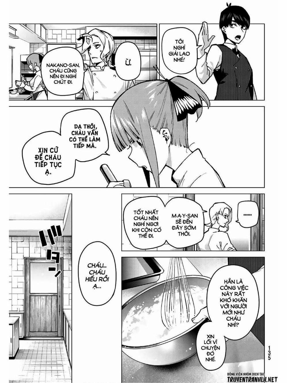 Truyện Tranh Nhà Có 5 Nàng Dâu - Gotoubun No Hanayome trang 6