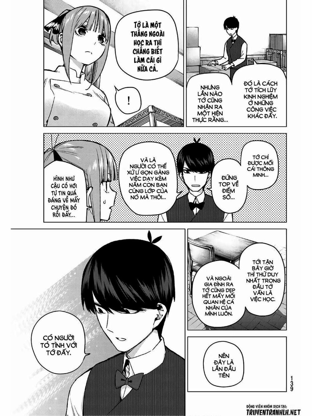 Truyện Tranh Nhà Có 5 Nàng Dâu - Gotoubun No Hanayome trang 6