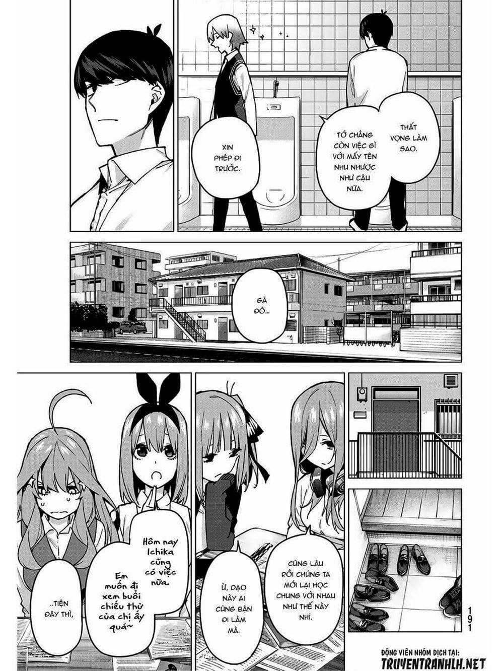 Truyện Tranh Nhà Có 5 Nàng Dâu - Gotoubun No Hanayome trang 6