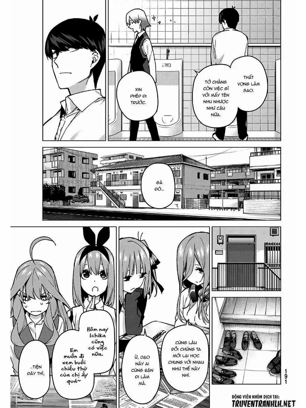Truyện Tranh Nhà Có 5 Nàng Dâu - Gotoubun No Hanayome trang 6