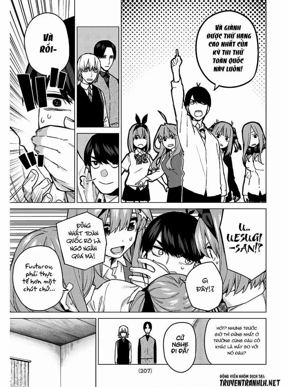 Truyện Tranh Nhà Có 5 Nàng Dâu - Gotoubun No Hanayome trang 6