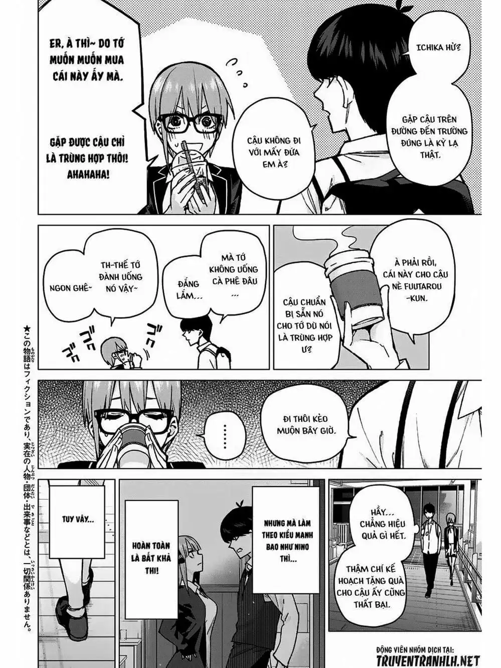 Truyện Tranh Nhà Có 5 Nàng Dâu - Gotoubun No Hanayome trang 6