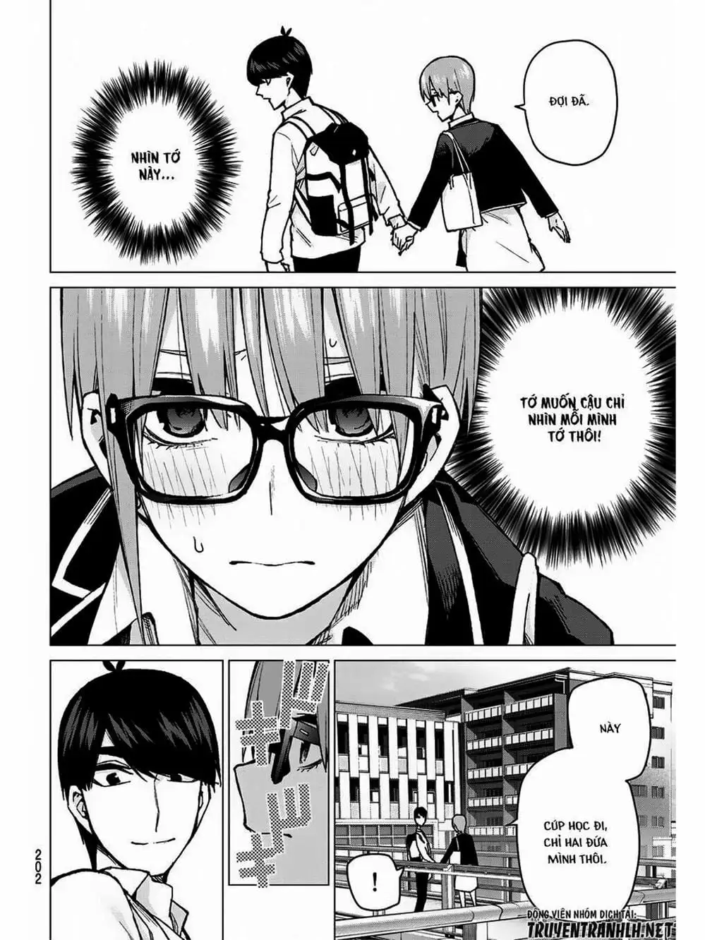 Truyện Tranh Nhà Có 5 Nàng Dâu - Gotoubun No Hanayome trang 6