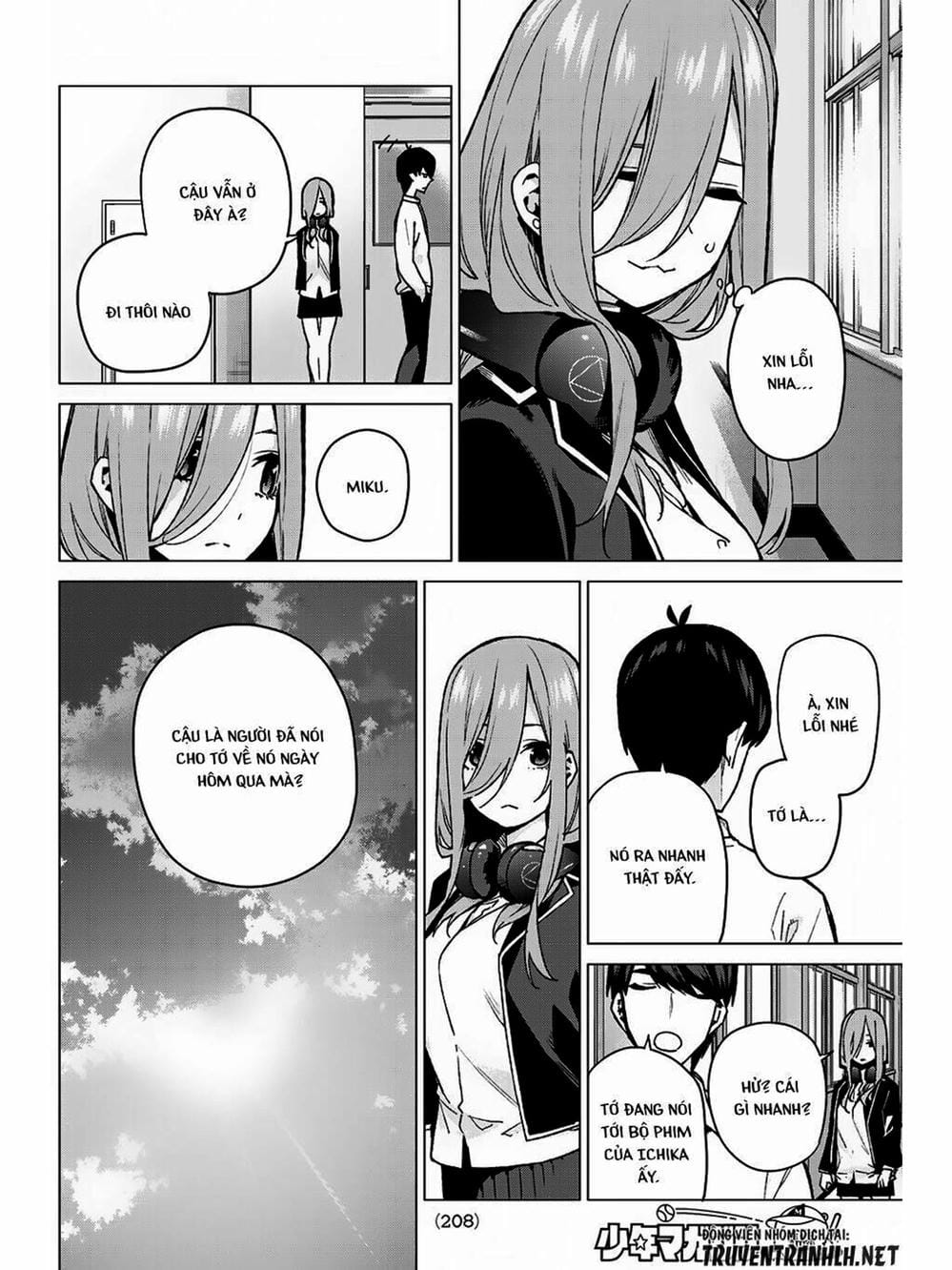 Truyện Tranh Nhà Có 5 Nàng Dâu - Gotoubun No Hanayome trang 6