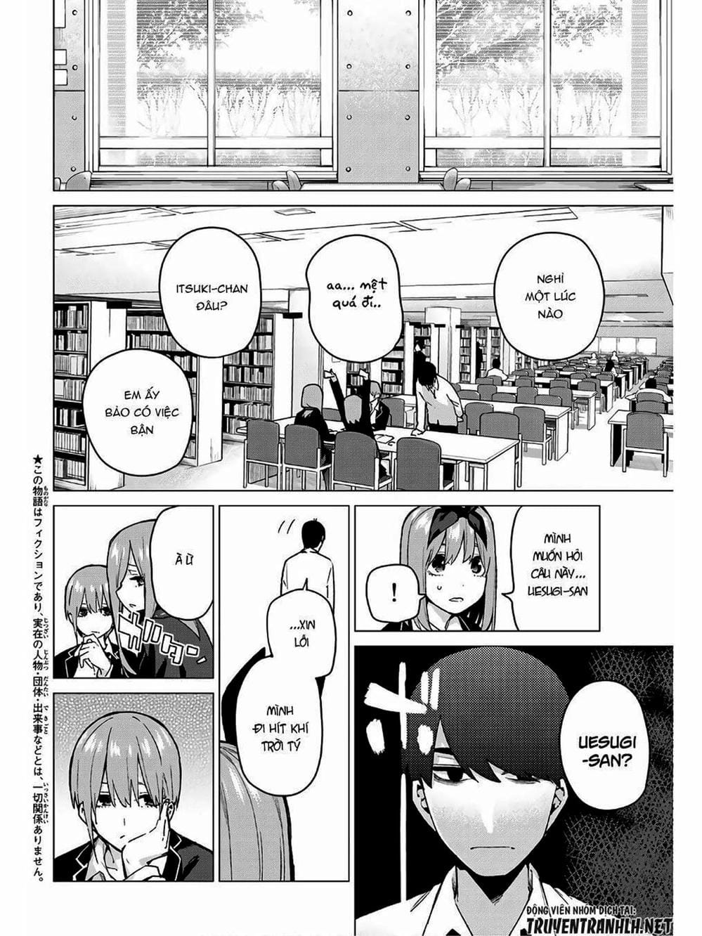 Truyện Tranh Nhà Có 5 Nàng Dâu - Gotoubun No Hanayome trang 6