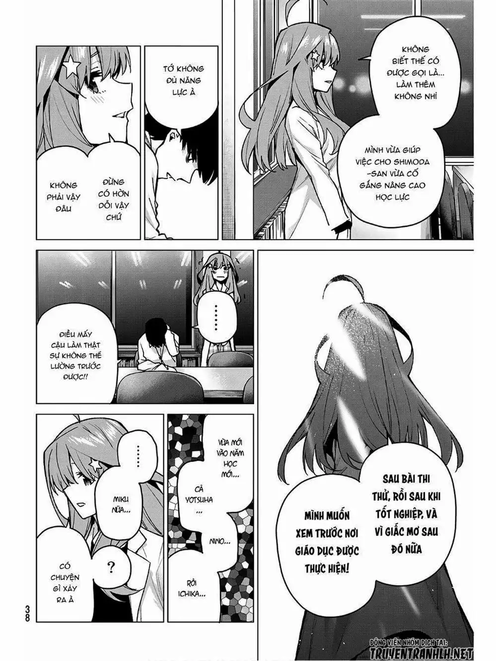 Truyện Tranh Nhà Có 5 Nàng Dâu - Gotoubun No Hanayome trang 6