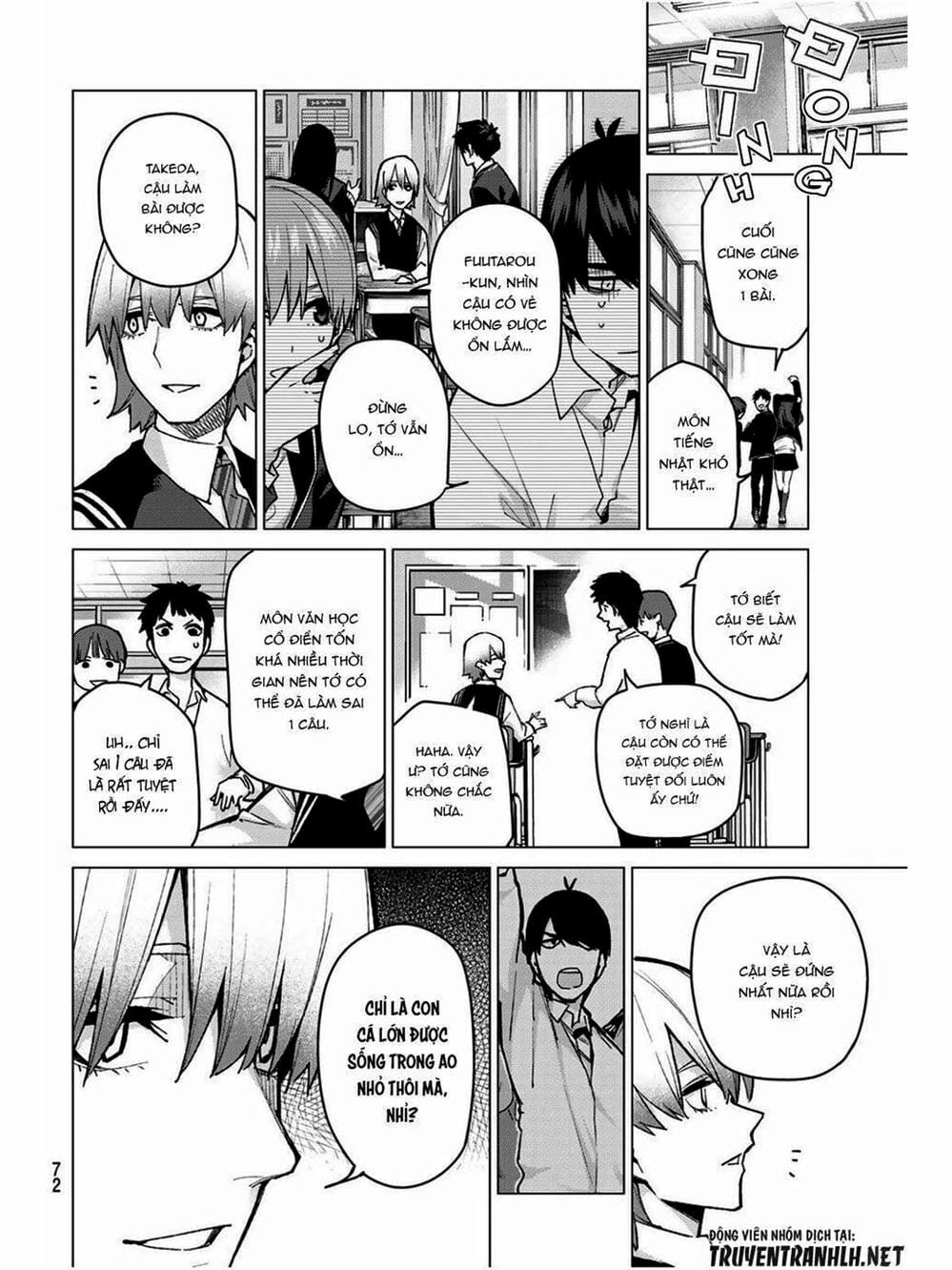 Truyện Tranh Nhà Có 5 Nàng Dâu - Gotoubun No Hanayome trang 6