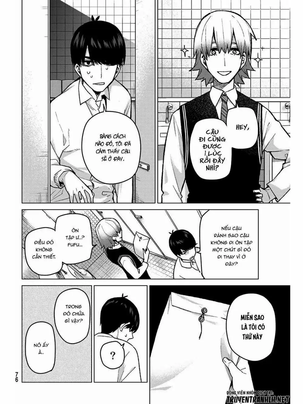 Truyện Tranh Nhà Có 5 Nàng Dâu - Gotoubun No Hanayome trang 6