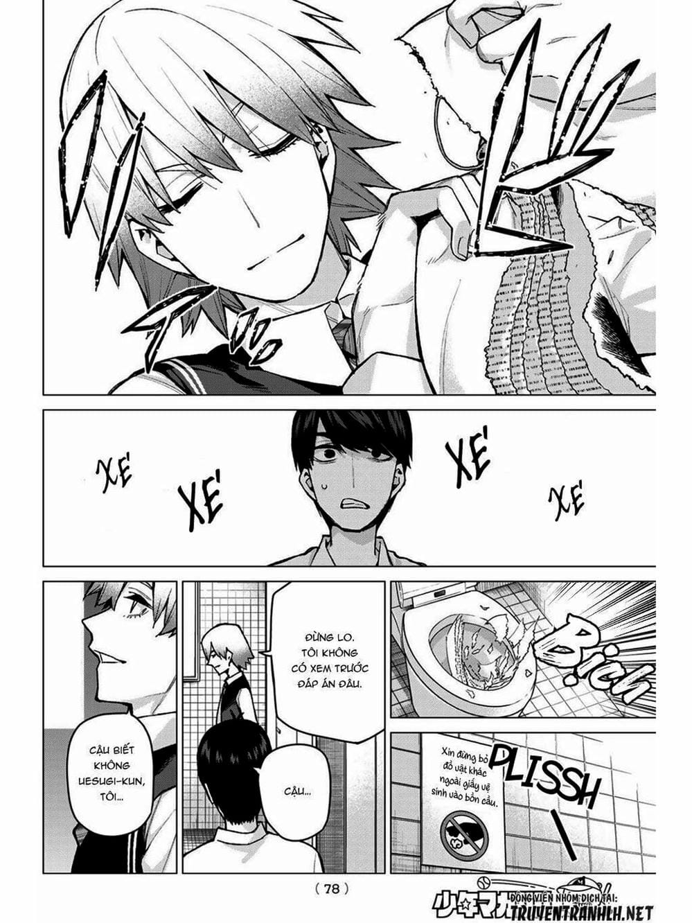 Truyện Tranh Nhà Có 5 Nàng Dâu - Gotoubun No Hanayome trang 6