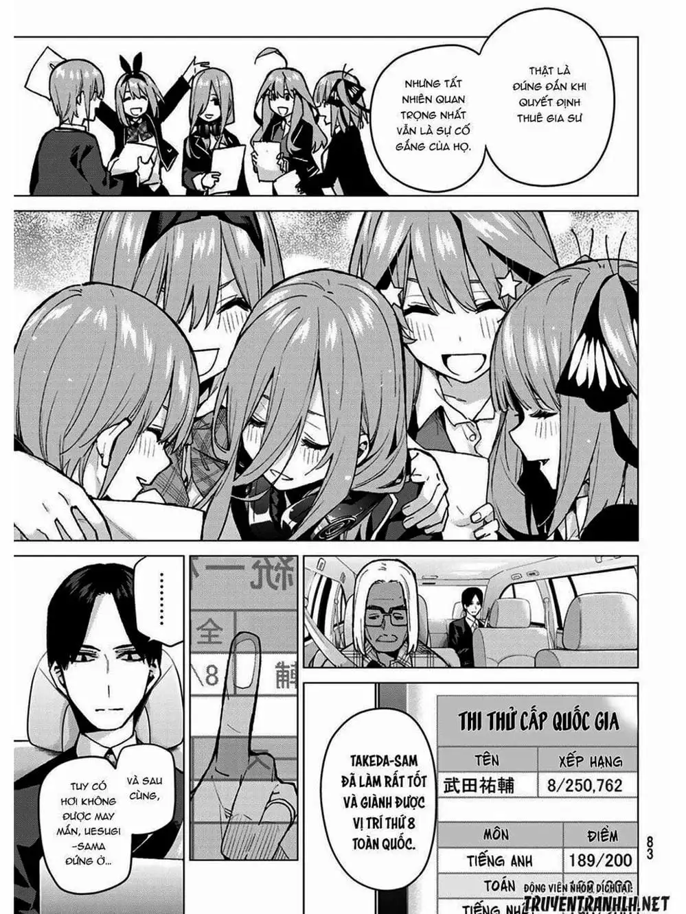 Truyện Tranh Nhà Có 5 Nàng Dâu - Gotoubun No Hanayome trang 6