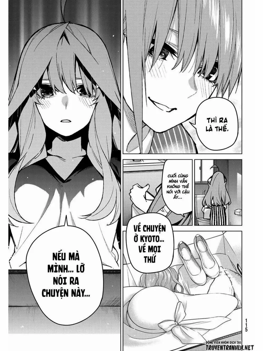 Truyện Tranh Nhà Có 5 Nàng Dâu - Gotoubun No Hanayome trang 6