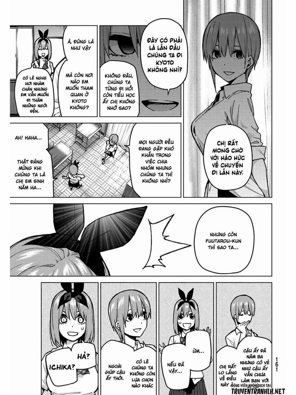 Truyện Tranh Nhà Có 5 Nàng Dâu - Gotoubun No Hanayome trang 6