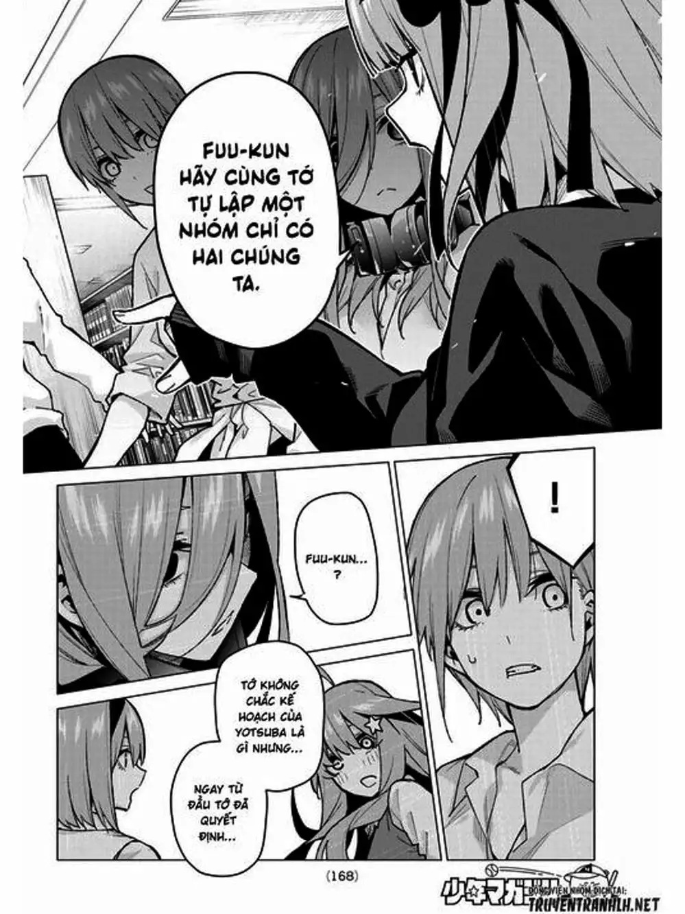 Truyện Tranh Nhà Có 5 Nàng Dâu - Gotoubun No Hanayome trang 6