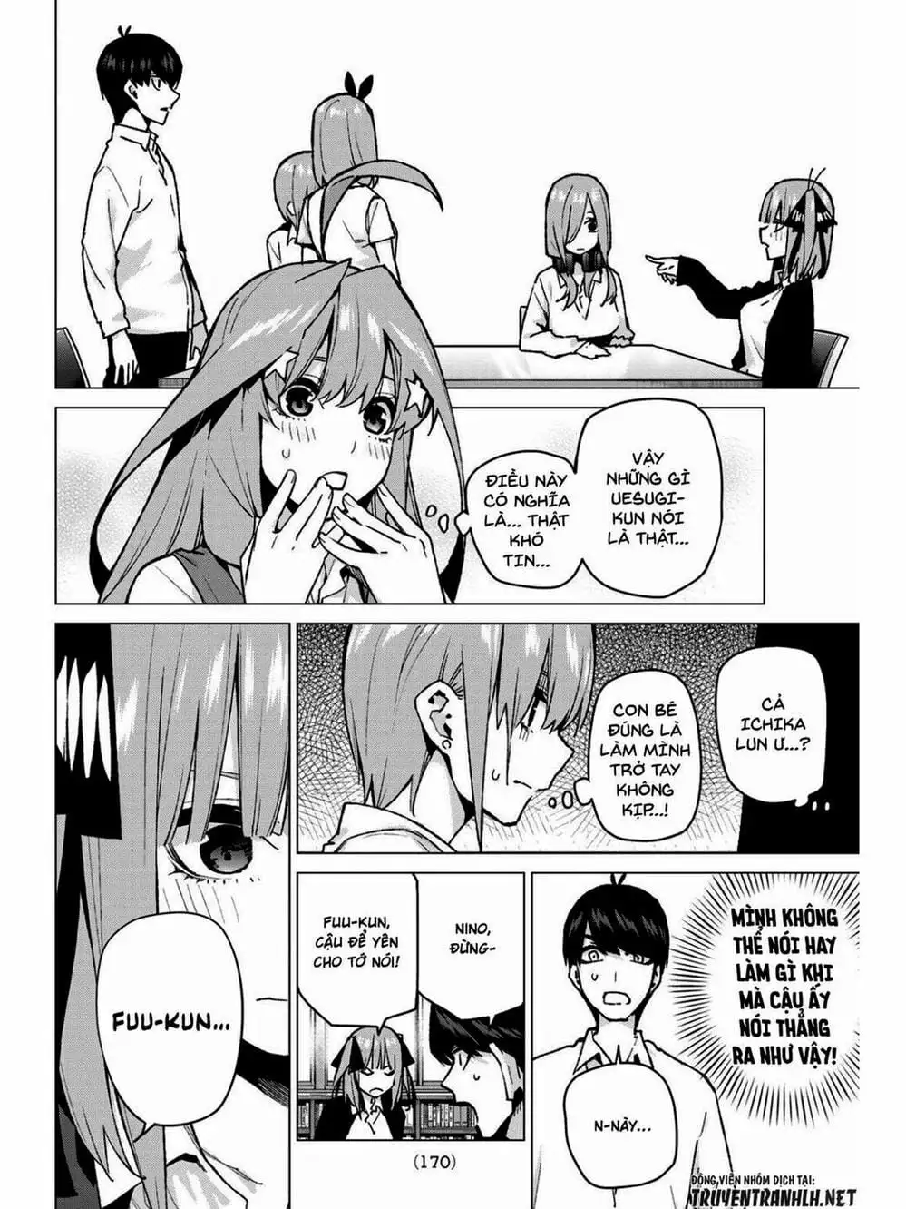 Truyện Tranh Nhà Có 5 Nàng Dâu - Gotoubun No Hanayome trang 6