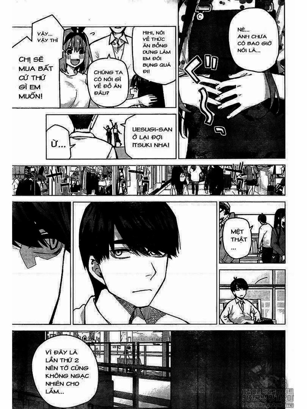 Truyện Tranh Nhà Có 5 Nàng Dâu - Gotoubun No Hanayome trang 6