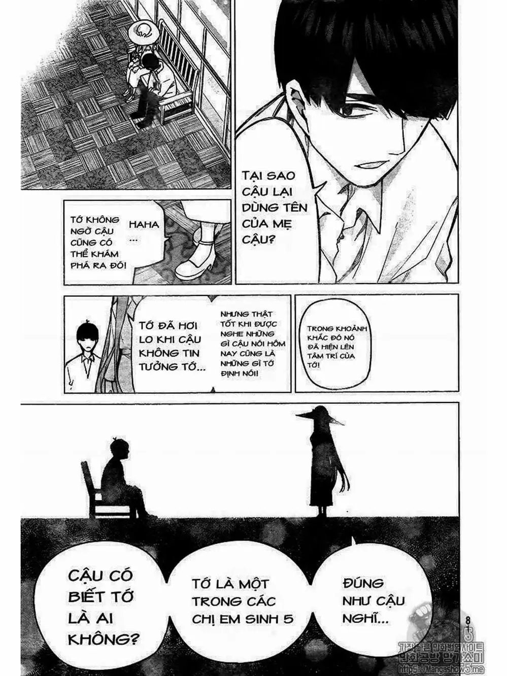 Truyện Tranh Nhà Có 5 Nàng Dâu - Gotoubun No Hanayome trang 6