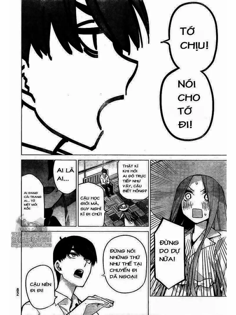 Truyện Tranh Nhà Có 5 Nàng Dâu - Gotoubun No Hanayome trang 6