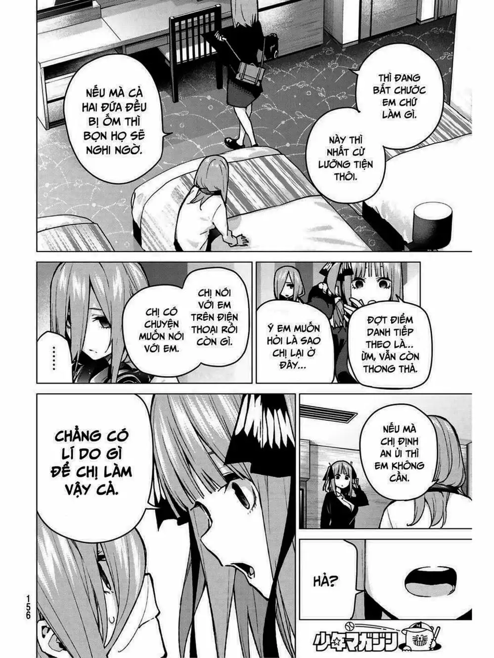 Truyện Tranh Nhà Có 5 Nàng Dâu - Gotoubun No Hanayome trang 6