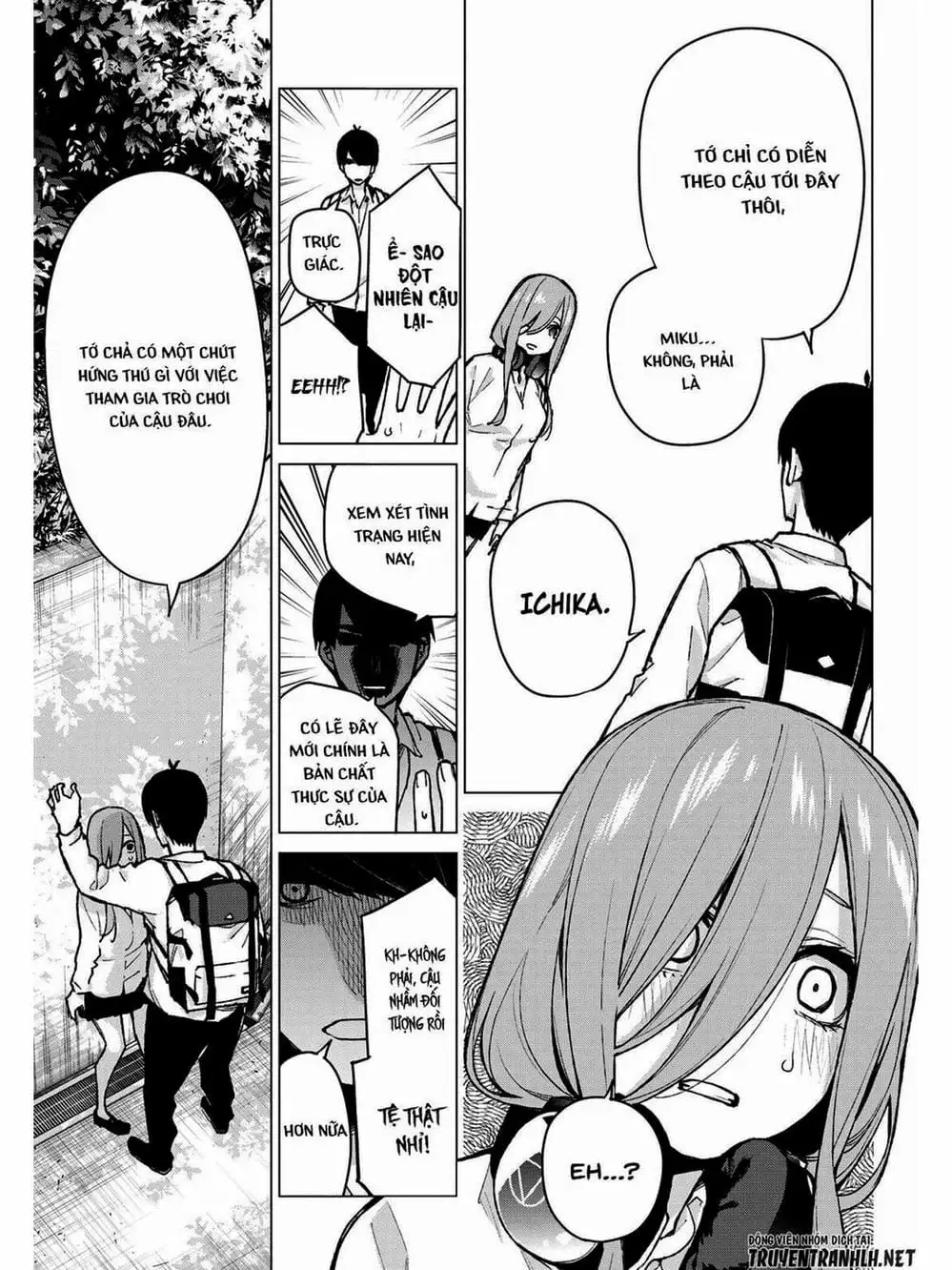 Truyện Tranh Nhà Có 5 Nàng Dâu - Gotoubun No Hanayome trang 6