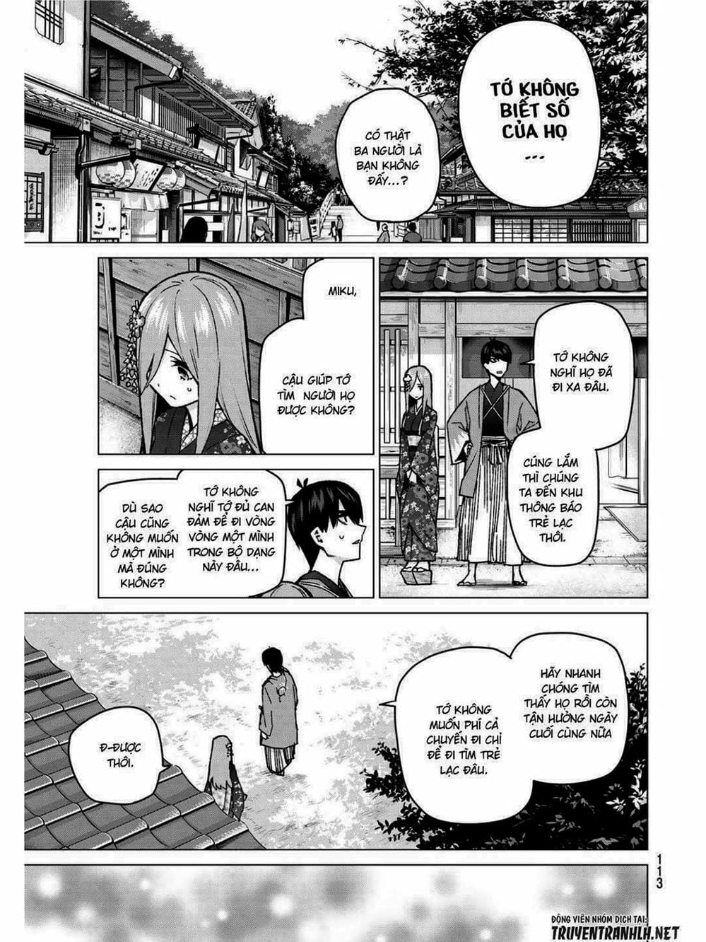 Truyện Tranh Nhà Có 5 Nàng Dâu - Gotoubun No Hanayome trang 6