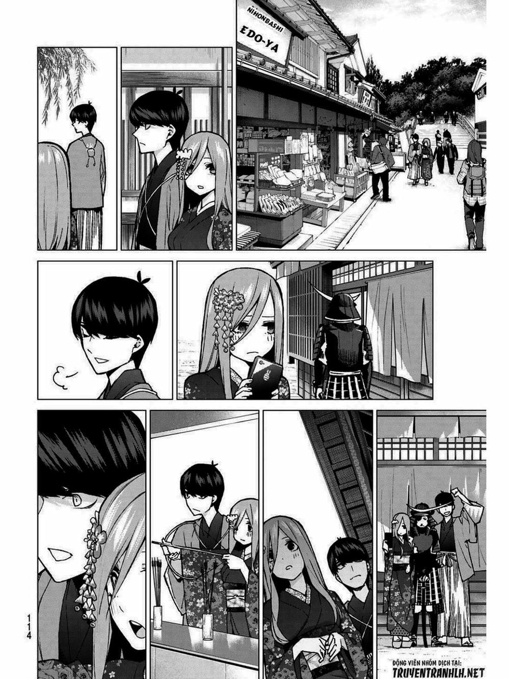 Truyện Tranh Nhà Có 5 Nàng Dâu - Gotoubun No Hanayome trang 6