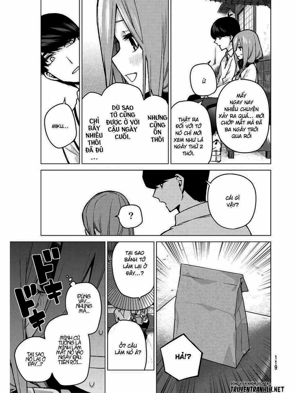 Truyện Tranh Nhà Có 5 Nàng Dâu - Gotoubun No Hanayome trang 6