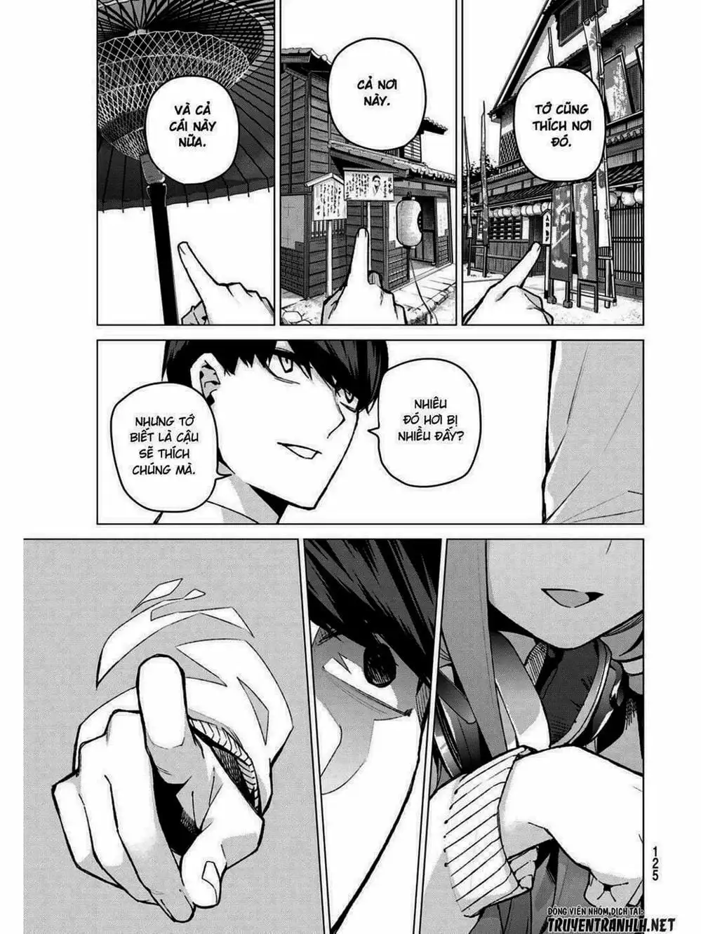 Truyện Tranh Nhà Có 5 Nàng Dâu - Gotoubun No Hanayome trang 6