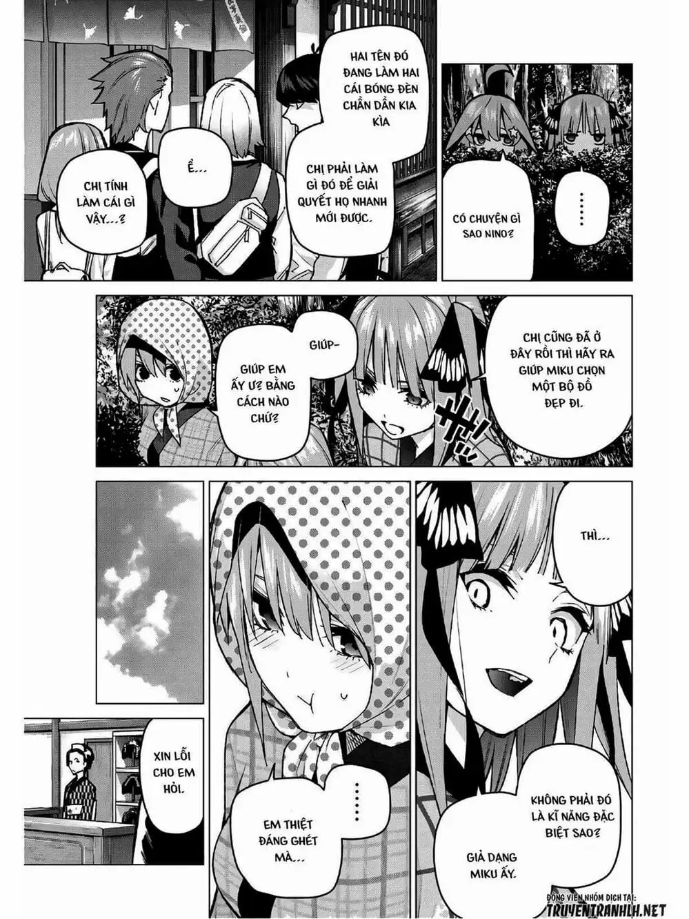 Truyện Tranh Nhà Có 5 Nàng Dâu - Gotoubun No Hanayome trang 6