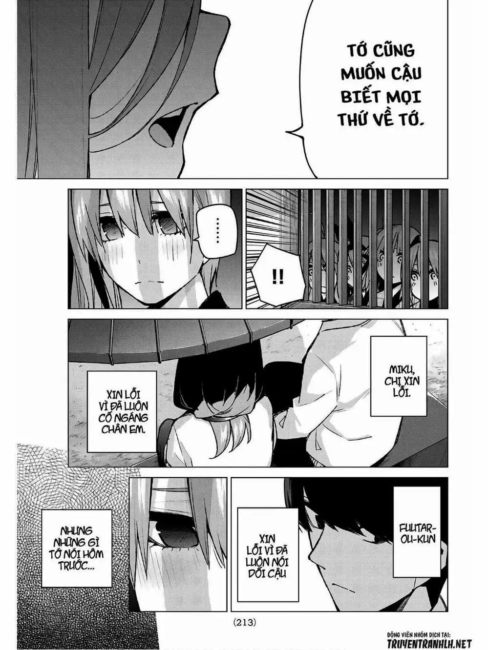 Truyện Tranh Nhà Có 5 Nàng Dâu - Gotoubun No Hanayome trang 6