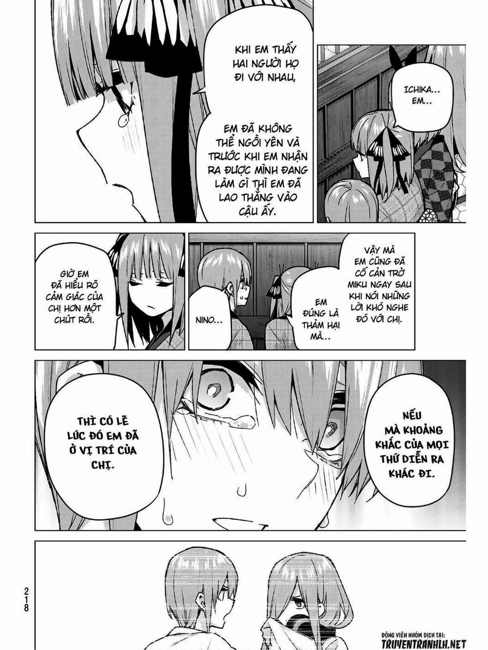 Truyện Tranh Nhà Có 5 Nàng Dâu - Gotoubun No Hanayome trang 6