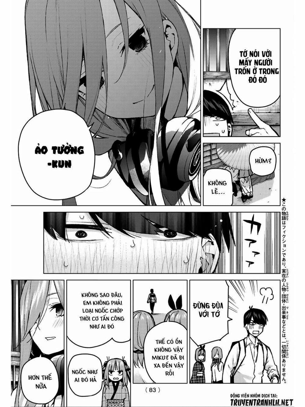 Truyện Tranh Nhà Có 5 Nàng Dâu - Gotoubun No Hanayome trang 6