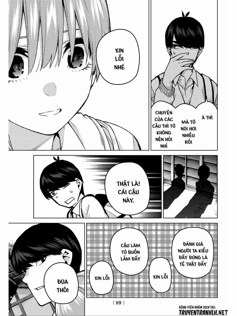 Truyện Tranh Nhà Có 5 Nàng Dâu - Gotoubun No Hanayome trang 6