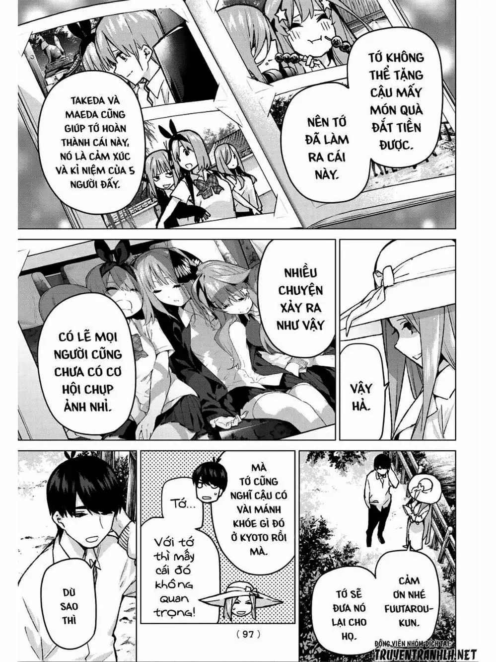 Truyện Tranh Nhà Có 5 Nàng Dâu - Gotoubun No Hanayome trang 6