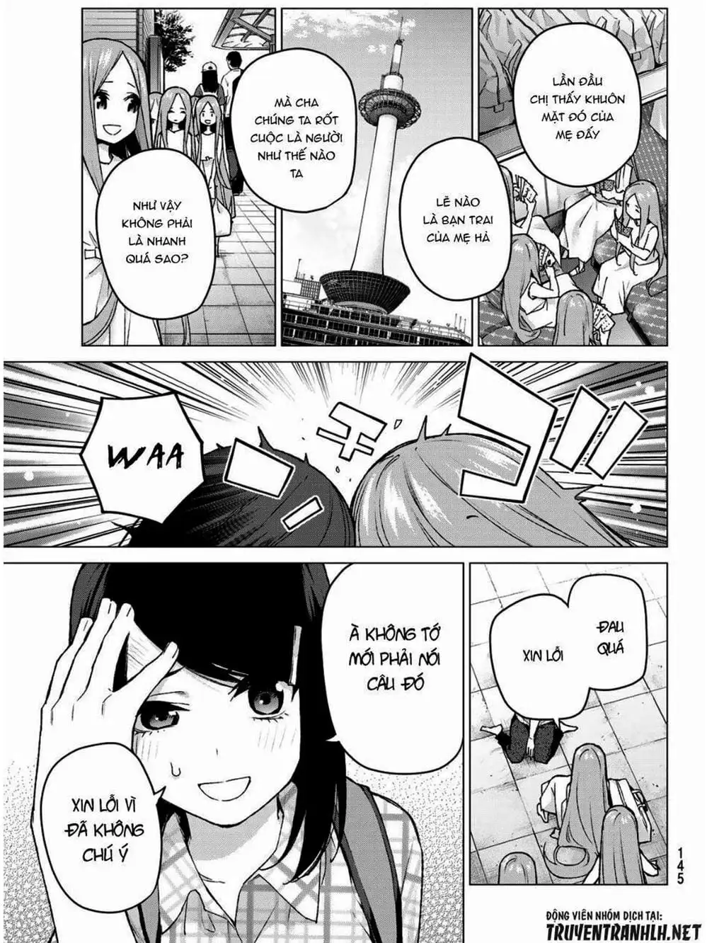 Truyện Tranh Nhà Có 5 Nàng Dâu - Gotoubun No Hanayome trang 6