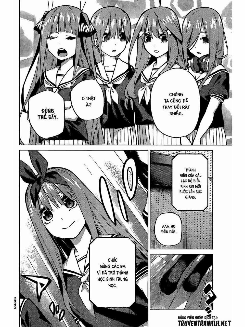 Truyện Tranh Nhà Có 5 Nàng Dâu - Gotoubun No Hanayome trang 6