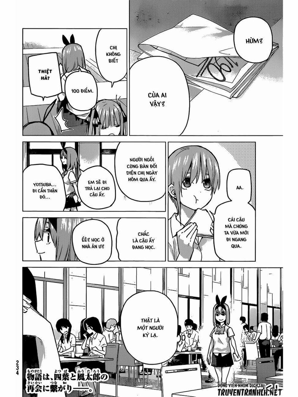 Truyện Tranh Nhà Có 5 Nàng Dâu - Gotoubun No Hanayome trang 6